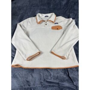 Patagonia Synchilla Snap-T Pullover Fleece Cream‎ Tan Mens Medium 45286